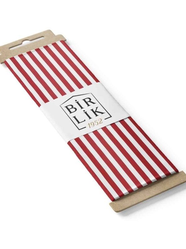 birlik1952 duck çok amaçlı dekoratif kumaş panama keteni fabric linen waterproof stripes çizgi çubuklu kırmızı red