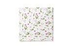 birlik1952 baby child müslin digital print dijital baskı kumaş muslin fabric whosale toptan battaniyesi swaddle blanket allium gladiator tulip lale