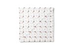 birlik1952 baby child müslin digital print dijital baskı kumaş muslin fabric whosale toptan battaniyesi swaddle blanket kuş bird kahve