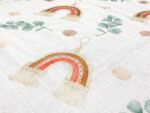 birlik1952 baby child müslin digital print dijital baskı kumaş muslin fabric whosale toptan battaniyesi swaddle blanket makrome macrame