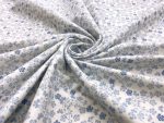 birlik1952 flanel pazen swaddle fabric whosale cotton flannel kumas pijamalık pijama pajamas kumaş çıtır çiçek flowers sarmaşık mavi
