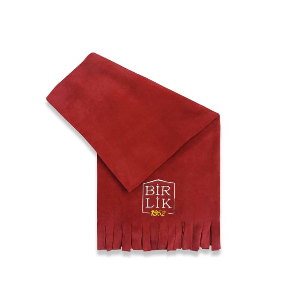 birlik1952 polar şal shawl cafe restaurant pastane restoran otel kafe kurumsal baskılı nakışlı embrodiery art logolu trademark kumaş fabric whosale promotion promosyon bordo