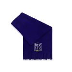 birlik1952 polar şal shawl cafe restaurant pastane restoran otel kafe kurumsal baskılı nakışlı embrodiery art logolu trademark kumaş fabric whosale promotion promosyon lacivert blue