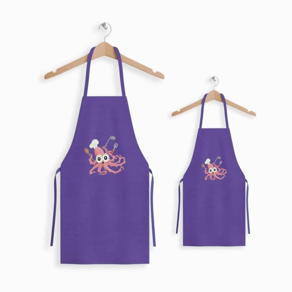 birlik1952 mutfak önlüğü önlük iş kıyafeti alpaka kitchen apron bahçıvan önlüğü gardener aşçı chef clothing personalize company logo embrodiery art whosale duck kumaş fabric panama linen purple violet menekşe