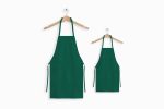 birlik1952 mutfak önlüğü önlük iş kıyafeti alpaka kitchen apron bahçıvan önlüğü gardener aşçı chef clothing personalize company logo embrodiery art whosale duck kumaş fabric panama linen green yeşil