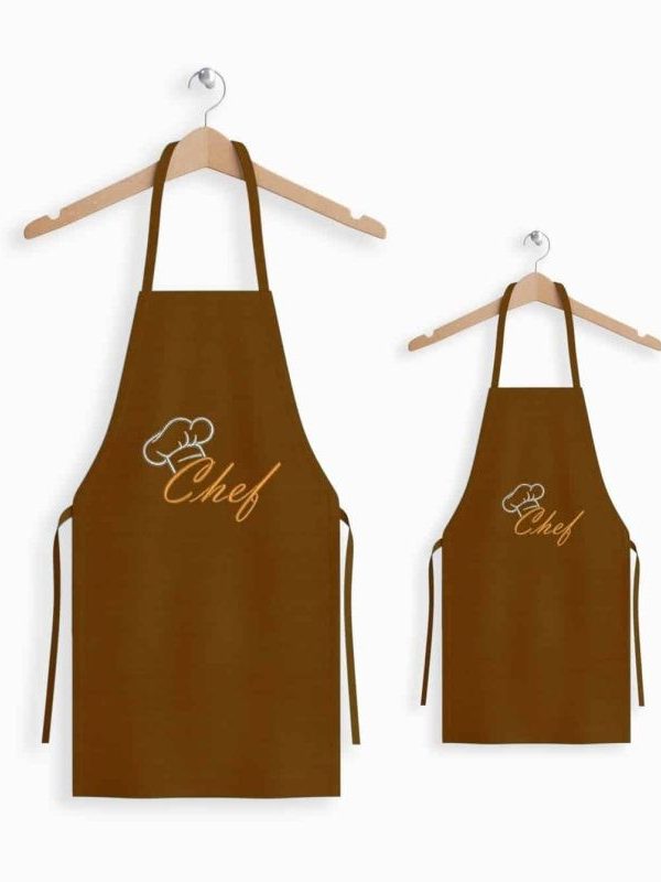 birlik1952 mutfak önlüğü önlük iş kıyafeti alpaka kitchen apron bahçıvan önlüğü gardener aşçı chef clothing personalize company logo embrodiery art whosale duck kumaş fabric panama linen brown