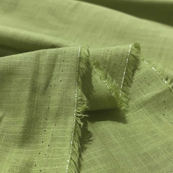 birlik1952 şantuklu pamuk keten flamlı şantuk elbiselik gömleklik kumaş shantung linen cotton shirt whosale denizli fabric adaçayı sage