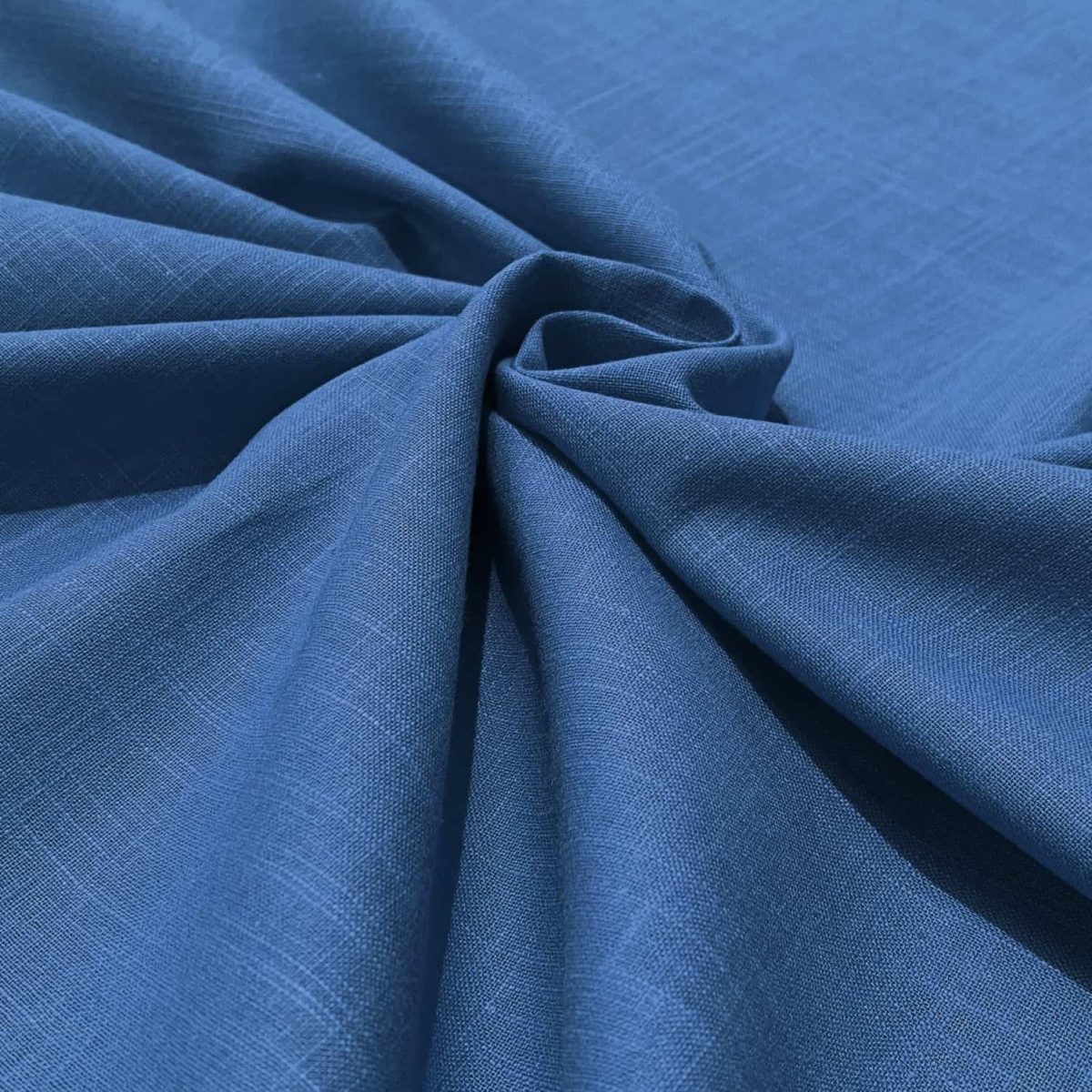 birlik1952 şantuklu pamuk keten flamlı şantuk elbiselik gömleklik kumaş shantung linen cotton shirt whosale denizli fabric indigo mavi blue