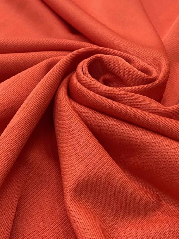 birlik1952 penye astar lining fabric combed kumaş metrelik elbise astarı organizasyon kumaşı fonluk turuncu orange