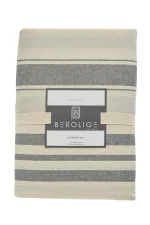 birlik1952 berolige country pamuklu çift kişilik king size yıkmalı iplik boya çizgili nevresim takımı antrasit bed linen sheet fabric stripe textile