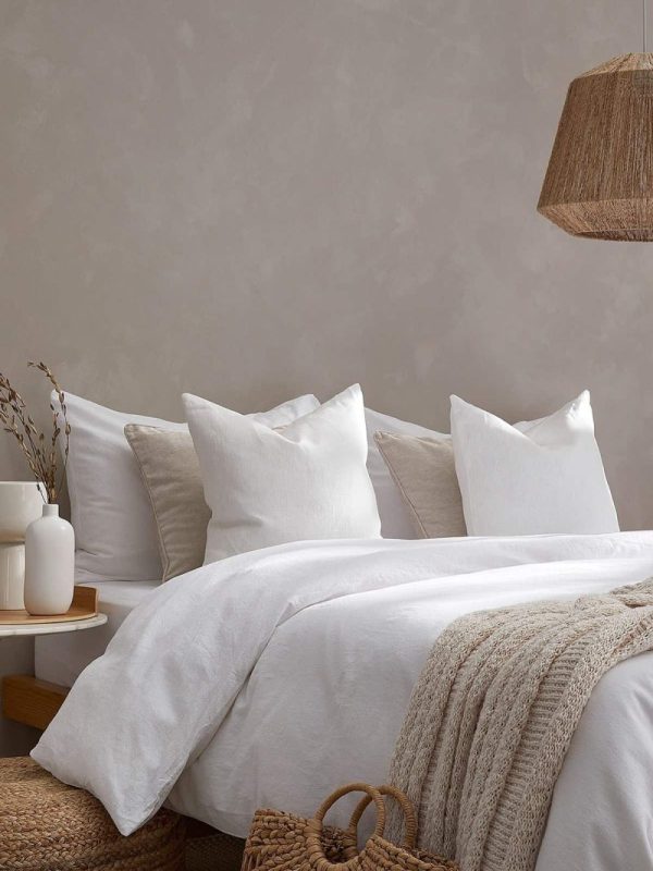 birlik1952 organik yıkanmış keten washed linen fabric nevresim seti otantik buldan babadağ işhanı el emeği handmade traditional bed linen set beyaz white