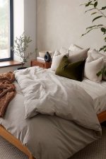 birlik1952 organik yıkanmış keten washed linen fabric nevresim seti otantik buldan babadağ işhanı el emeği handmade traditional bed linen set grey gri