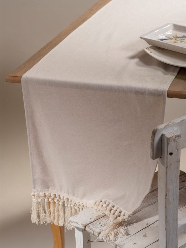 birlik1952 yıkanmış keten runner masa örtüsü table cloth linen otantik traditional dekoratif ev tekstili el örügsü bağlamalı