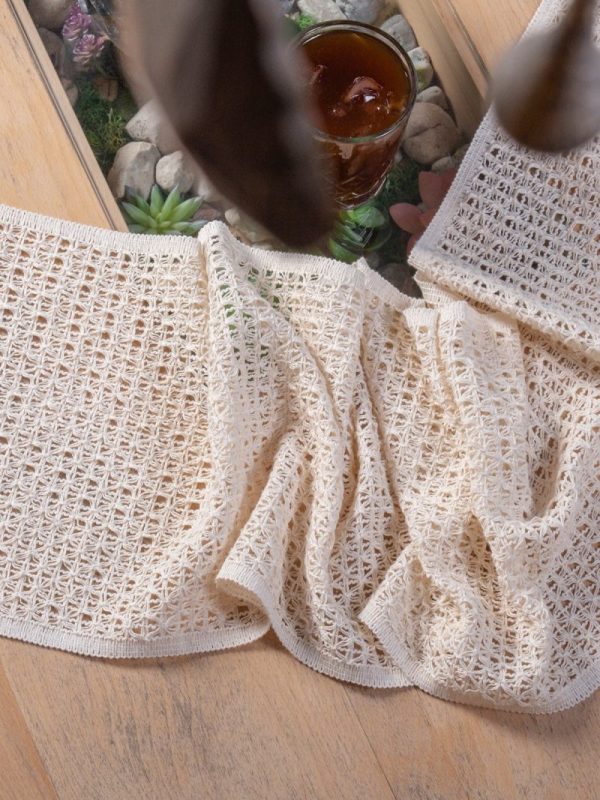 birlik1952 yıkanmış keten runner masa örtüsü table cloth linen otantik traditional dekoratif ev tekstili tam dantel