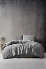 Berolige Chambray İplik Boya Nevresim Takımı Suit