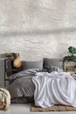 Berolige Chambray İplik Boya Nevresim Takımı Suit - Görsel 5