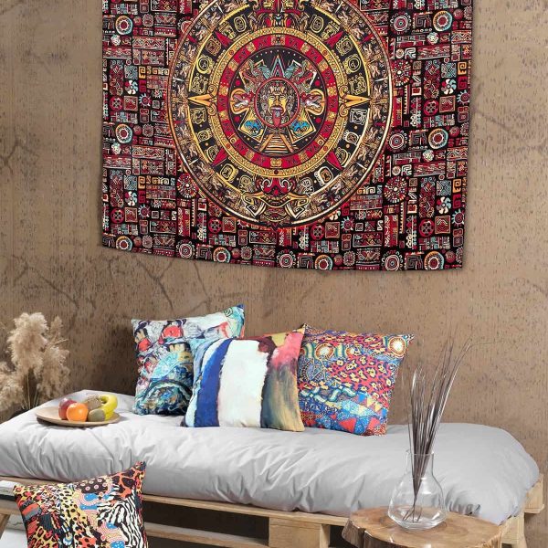 birlik1952 home bath style duvar örtüsü wallhang ev dekorasyon home decaration panama linen printed etnic