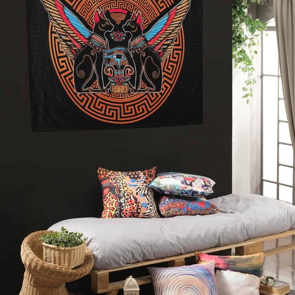 birlik1952 home bath style duvar örtüsü wallhang ev dekorasyon home decaration panama linen printed bast