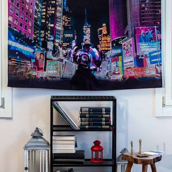 birlik1952 home bath style duvar örtüsü wallhang ev dekorasyon home decaration panama linen printed cyberpunk