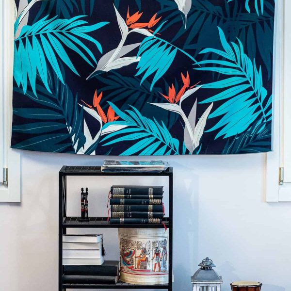 birlik1952 home bath style duvar örtüsü wallhang ev dekorasyon home decaration panama linen printed palm