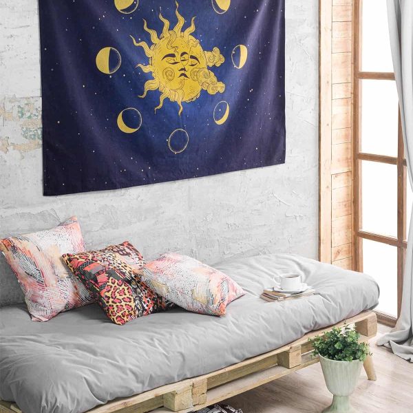 birlik1952 home bath style duvar örtüsü wallhang ev dekorasyon home decaration panama linen printed synastry