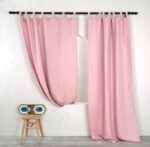 birlik1952 müslin perde muslin baby room curtain boho bohem dekorasyon maison linen pamuklu kumaş fabric curtains crinkle bürümcük pink pembe