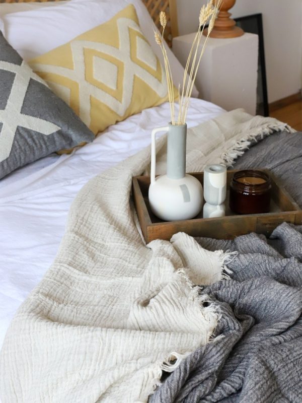 birlik1952 4 kat müslin çift kişilik yatak örtüsü bedspread swaddle 4 layer gauze multi muslin double gauze textile whosale pamuklu cotton muslin antrasit gri grey