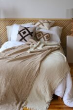 birlik1952 4 kat müslin çift kişilik yatak örtüsü bedspread swaddle 4 layer gauze multi muslin double gauze textile whosale pamuklu cotton muslin açık kahve cappicino
