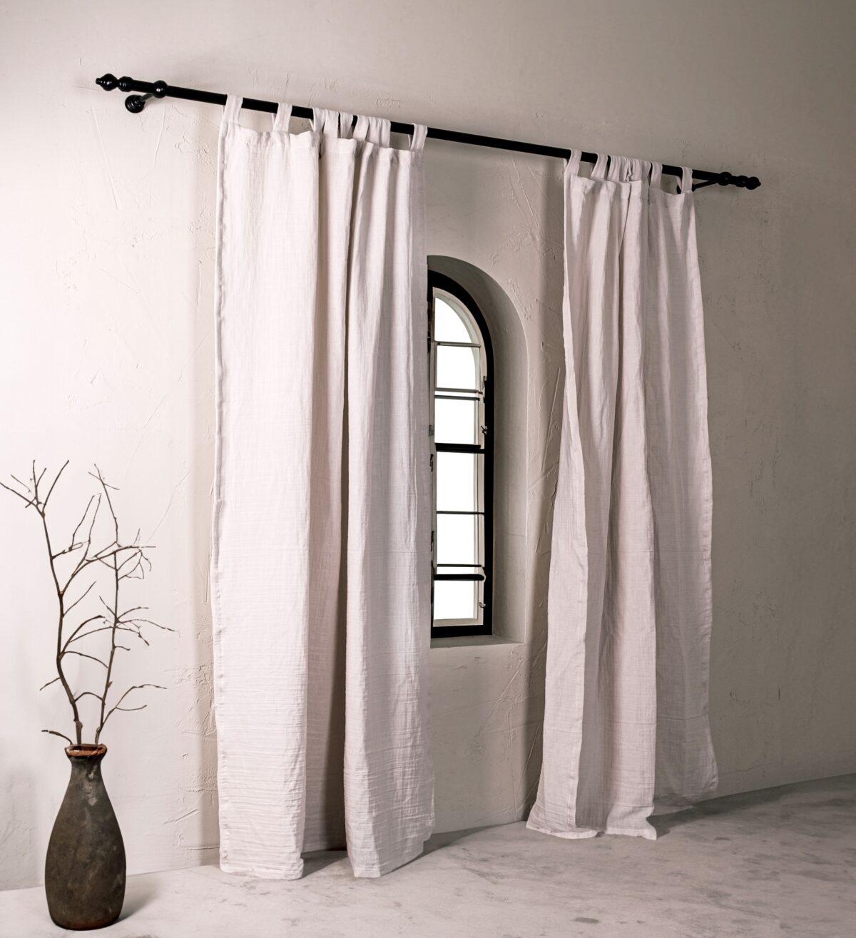 birlik1952 müslin perde muslin curtain 4 3 2 gauze cotton boho bohem linen kum beji sand beige cream