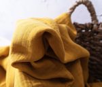 birlik1952 müslin perde muslin curtain 4 3 2 gauze cotton boho bohem linen hardal mustard