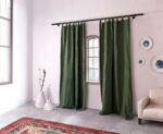 birlik1952 müslin perde muslin curtain 4 3 2 gauze cotton boho bohem linen royal green yeşil