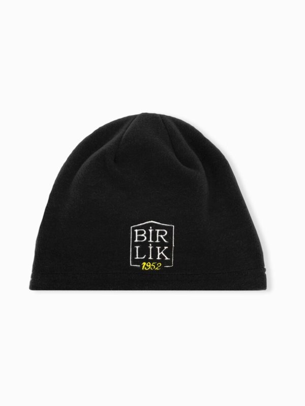 birlik1952 polar bere kurumsal şapka hat kışlık üniforma logolu kişisel bere restoran otel kafe cafe baskılı printed personal hat whosale fabric kumaş siyah black