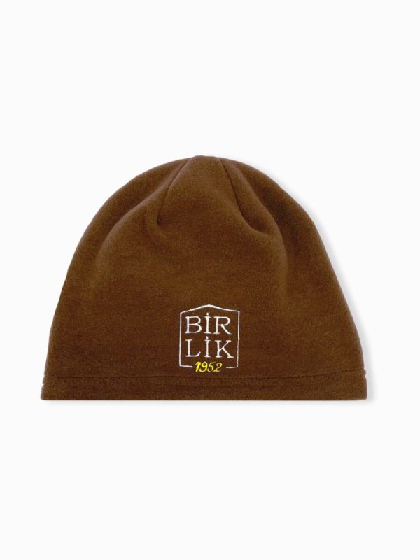 birlik1952 polar bere kurumsal şapka hat kışlık üniforma logolu kişisel bere restoran otel kafe cafe baskılı printed personal hat whosale fabric kumaş taba