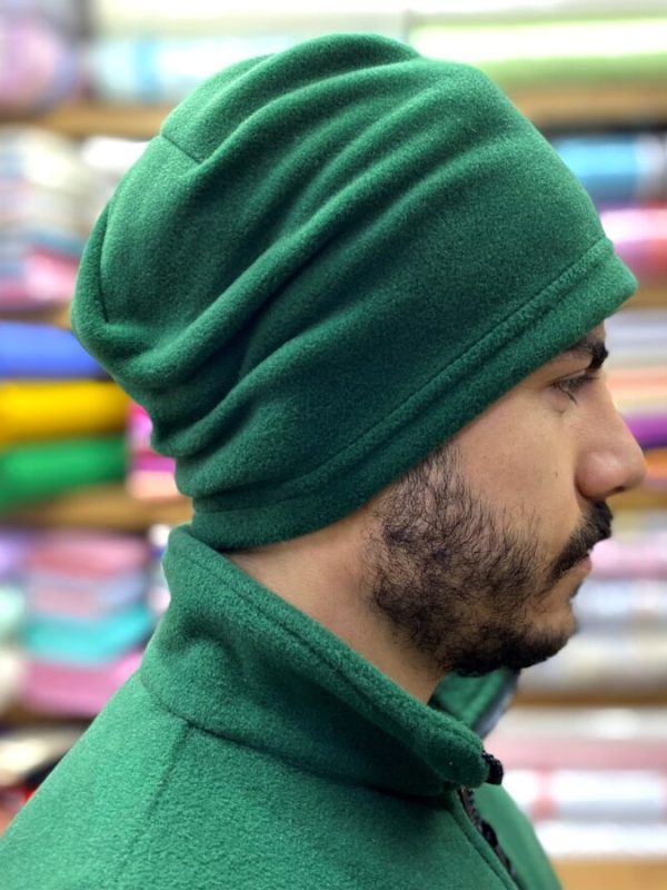 birlik1952 polar bere kurumsal şapka hat kışlık üniforma logolu kişisel bere restoran otel kafe cafe baskılı printed personal hat whosale fabric kumaş royal yeşil green