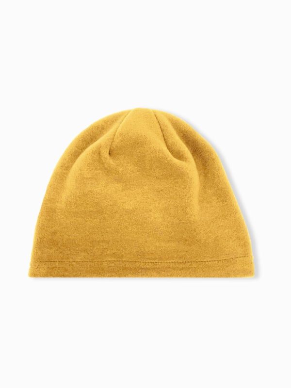 birlik1952 polar bere kurumsal şapka hat kışlık üniforma logolu kişisel bere restoran otel kafe cafe baskılı printed personal hat whosale fabric kumaş sarı yellow