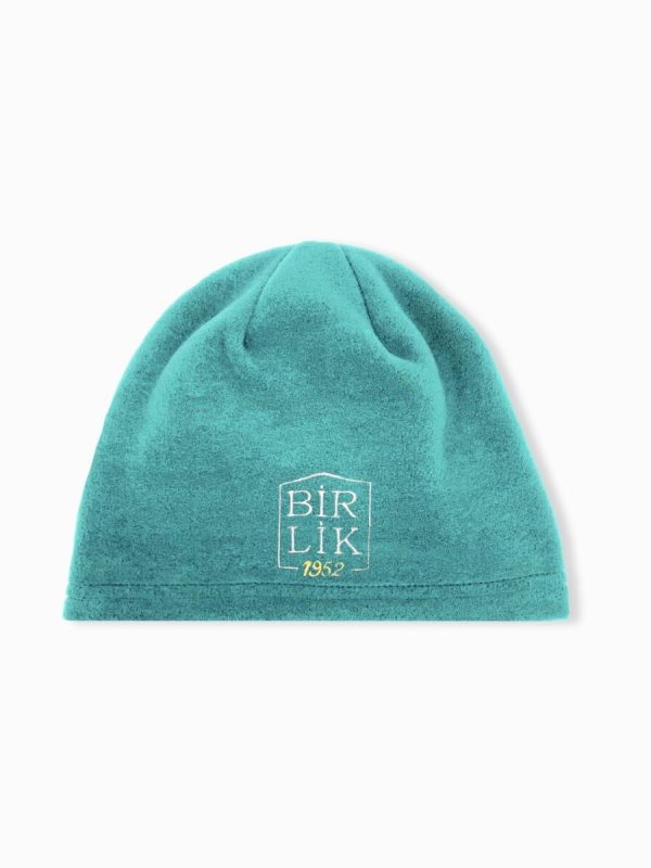 birlik1952 polar bere kurumsal şapka hat kışlık üniforma logolu kişisel bere restoran otel kafe cafe baskılı printed personal hat whosale fabric kumaş turkuaz