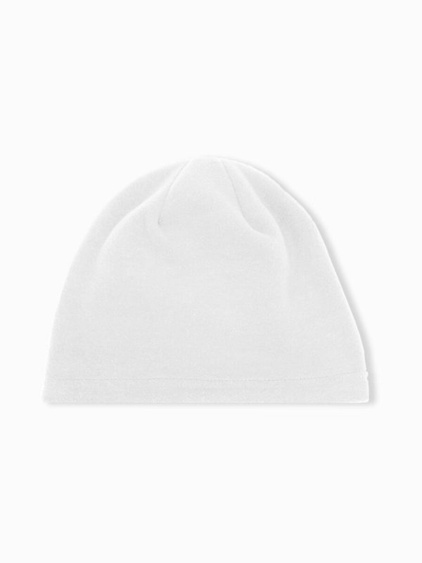 birlik1952 polar bere kurumsal şapka hat kışlık üniforma logolu kişisel bere restoran otel kafe cafe baskılı printed personal hat whosale fabric kumaş beyaz white