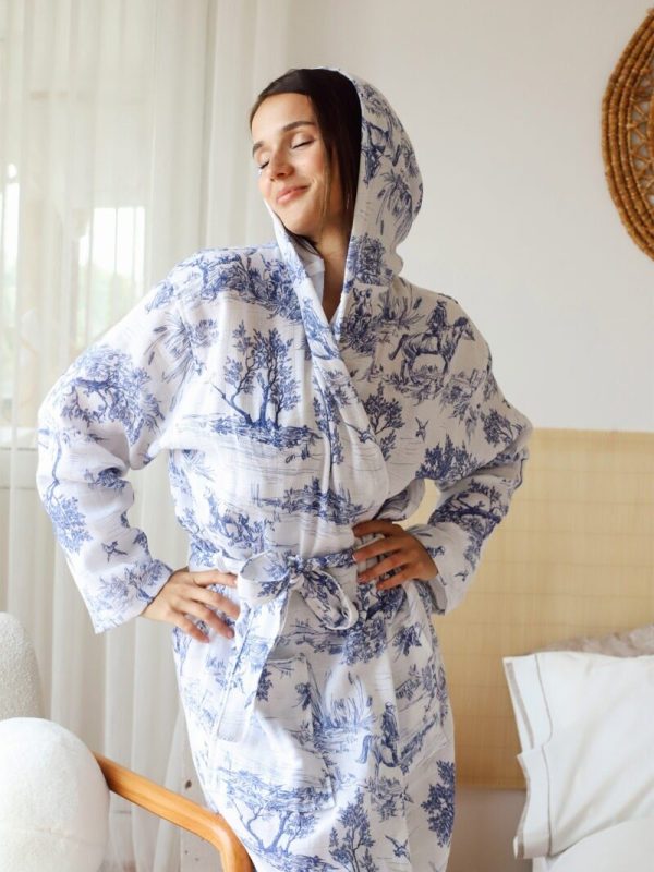 birlik1952 müslin bornoz 2 kat 3 kat 4 kat bathrobe 4 gauze kimono muslin jou blanc fransız france