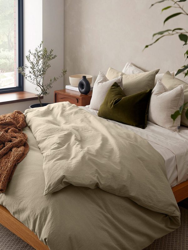 birlik1952 vivamaison pamuk keten cotton linen bedlinen set quilt cover boho stonewashed otantik nevresim takımı seti taş rengi rock color cream krem