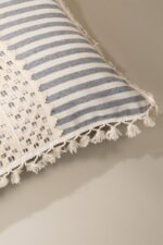 birlik1952 lace shams pillowcase kırlent yastık kılıfı otantik case pillow decoration ev dekorasyon dikdörtgen kare çizgili ortası dantelli