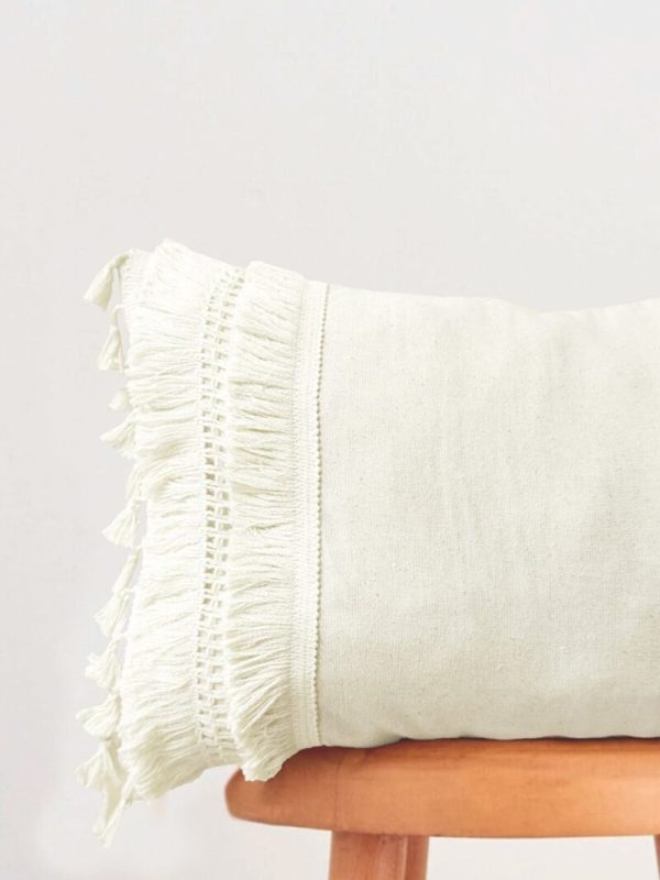 birlik1952 lace shams pillowcase kırlent yastık kılıfı otantik case pillow decoration ev dekorasyon dikdörtgen kare kenar püsküllü ham terracota