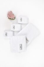 birlik2952 mısır pamuğu havlu organik pamuk organic cotton luxury hand towel napkin egyptian cotton whosale toptan kahve beyaz brown white