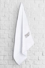 birlik2952 mısır pamuğu havlu organik pamuk organic cotton luxury hand towel napkin egyptian cotton whosale toptan kahve beyaz brown white