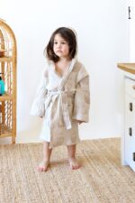 birlik1952 3 kat müslin kumaş gauze bathrobe robe bornoz baby child baskılı printed whosale jakarlı jaquard toptan tekstil denizli koala