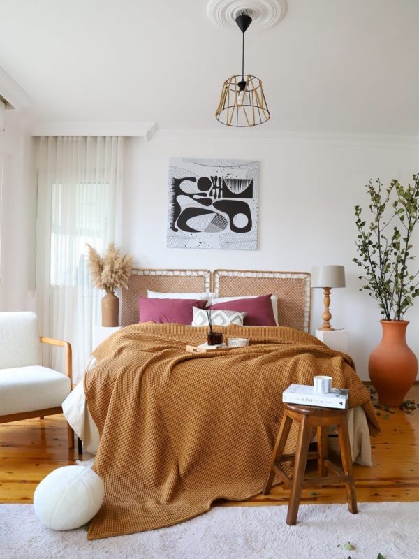 birlik1952 waffle yatak örtüsü pike takımı petek havuz bedspread blanket pique toptan whosale pike karamel caramel taba