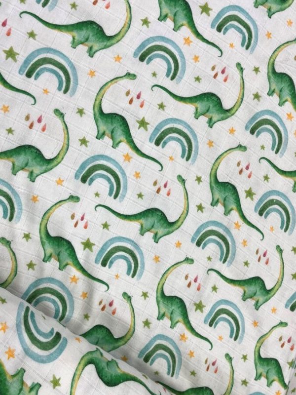 birlik1952 bebek çocuk müslin kumaş bez 2 3 4 kat layer gauze fabric swaddle blanket whosale turkey türkiye dino rainbow gökkuşağı