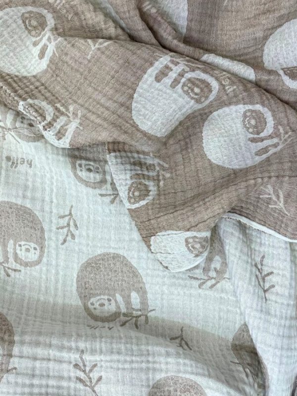 birlik1952 bebek çocuk müslin kumaş bez 2 3 4 kat layer gauze fabric swaddle blanket whosale turkey türkiye jakarlı jaquard koala hello