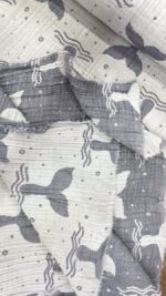 birlik1952 bebek çocuk müslin kumaş bez 2 3 4 kat layer gauze fabric swaddle blanket whosale turkey türkiye jakarlı jaquard balina kuyruğu whale tail