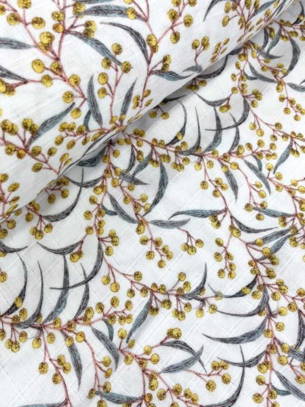 birlik1952 bebek çocuk müslin kumaş bez 2 3 4 kat layer gauze fabric swaddle blanket whosale turkey türkiye mimosa mimoza sarı