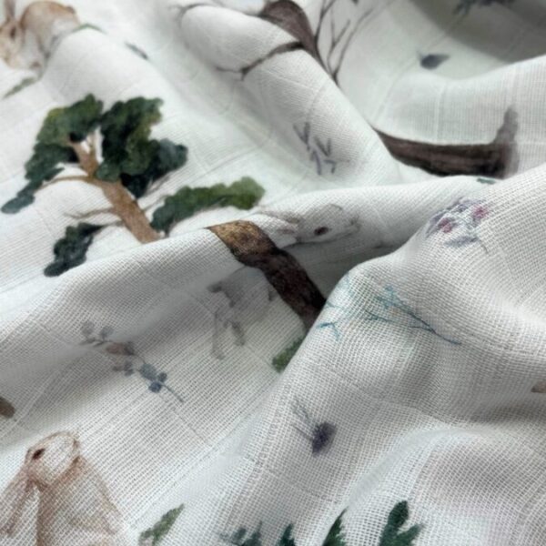 birlik1952 bebek çocuk müslin kumaş bez 2 3 4 kat layer gauze fabric swaddle blanket whosale turkey türkiye rain forest